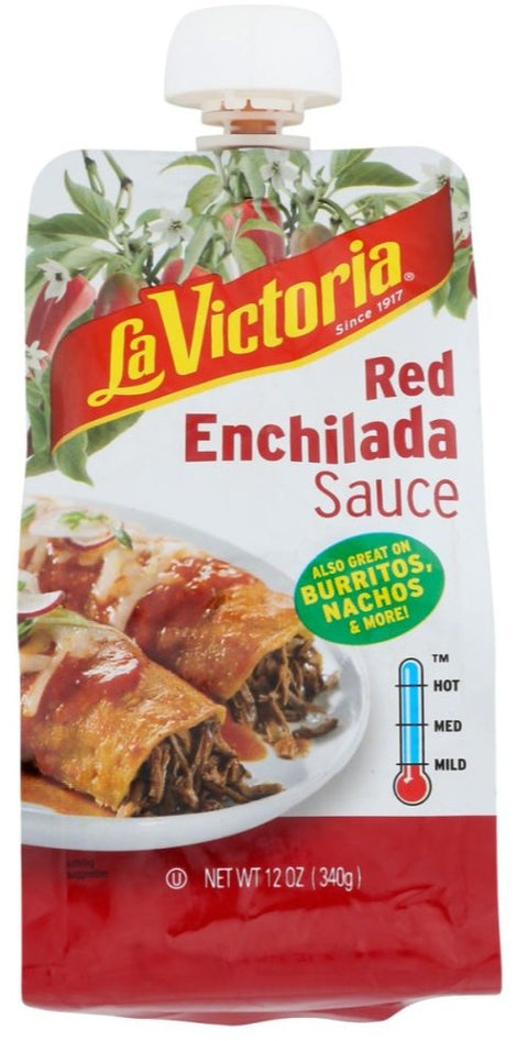 La Victoria Red Enchilada Sauce Pouch - 12 oz | Pantryway