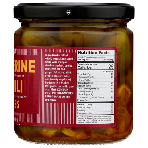 Divina Tangerine and Chili Olives - 14.1 oz