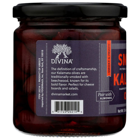 Divina Smoked Kalamata Olives - 7.8 oz