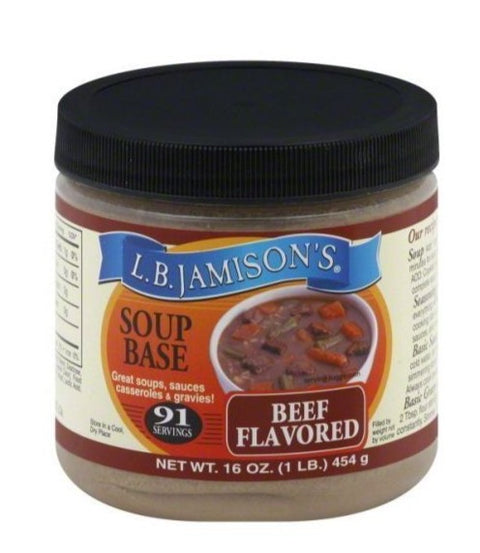 LB Jamison's Beef Soup Base - 16 oz | Pantryway