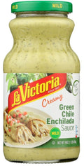 La Victoria Green Chile Enchilada Sauce Creamy Mild - 16 oz | la victoria enchilada sauce |  la victoria green enchilada sauce | Pantryway