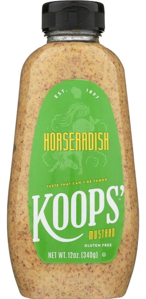 Koops Mustard Horseradish - 12 oz | Pantryway