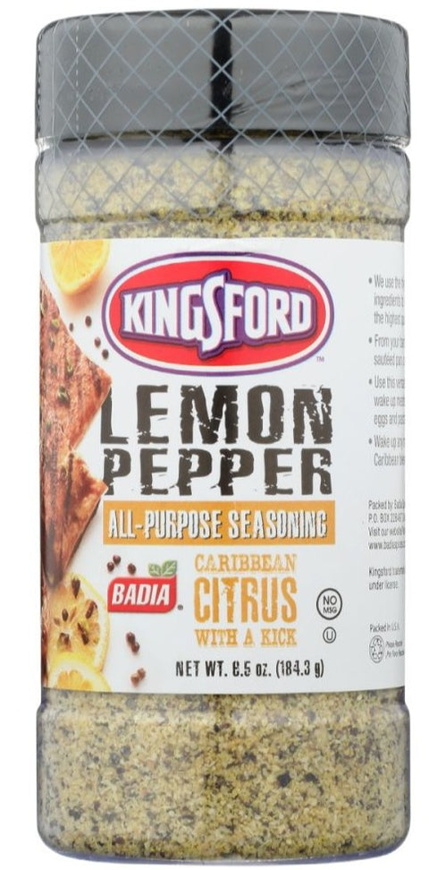 Badia Kingsford Lemon Pepper All-Purpose Seasoning, 6.5 oz