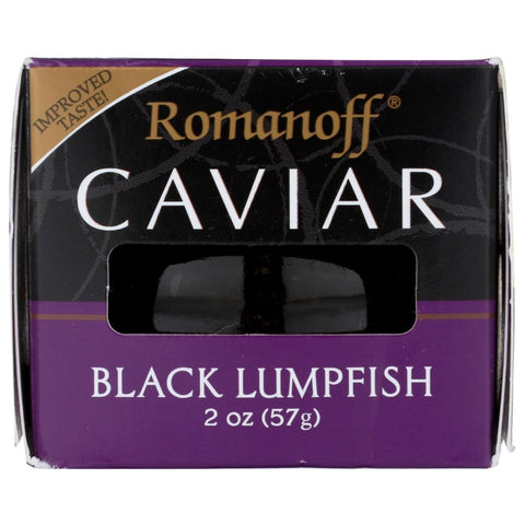 Romanoff Caviar Black Lumpfish - 2 oz