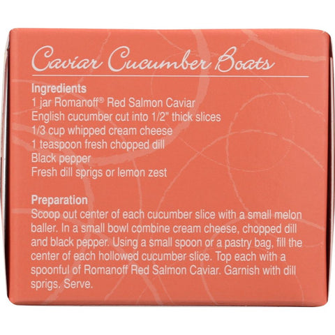 Romanoff Caviar Red Salmon - 2 oz