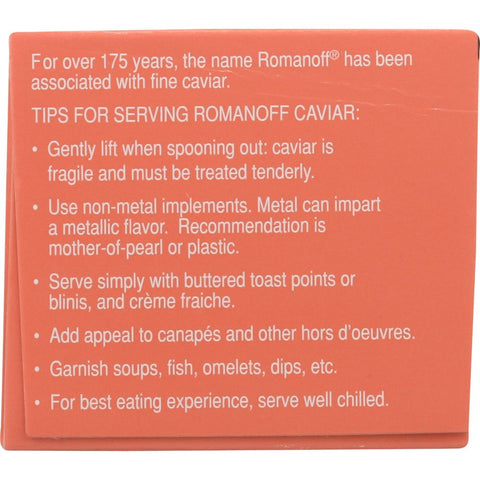 Romanoff Caviar Red Salmon - 2 oz