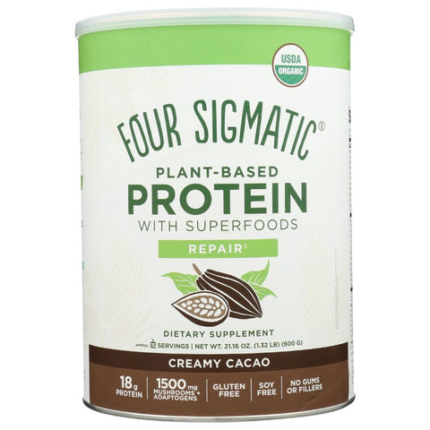 Four Sigmatic Protein Powder Creamy Cacao - 21.6 oz