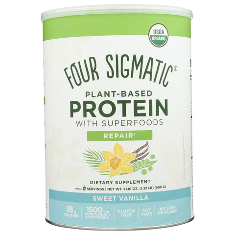 Four Sigmatic Protein Powder Sweet Vanilla - 21.6 oz