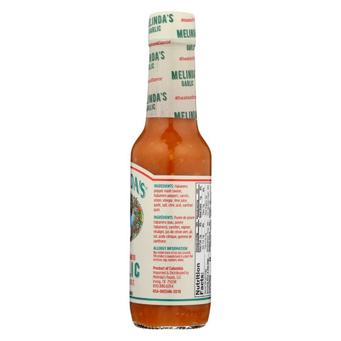 Melinda's Original Habanero Garlic Pepper Hot Sauce - 5 oz