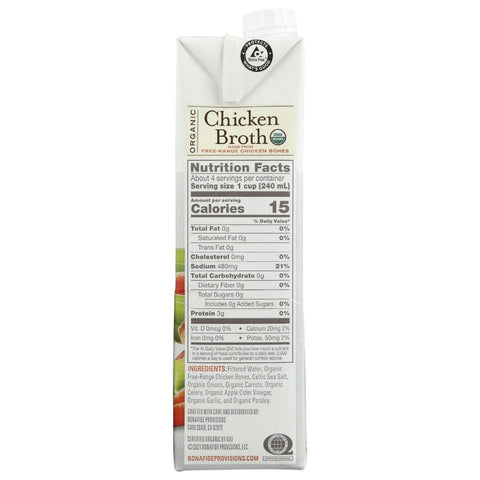 Bonafide Broth Chicken Organic 32 fl oz