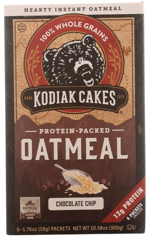 Kodiak Protein Packed Oatmeal Chocolate Chip - 10.58 oz | Pantryway