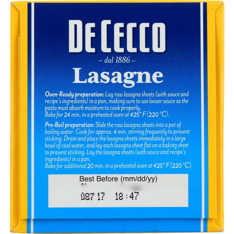 De Cecco Lasagne No. 1 - 16 oz