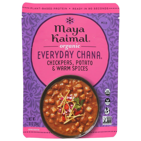 Maya Kaimal Organic Everyday Chana Chickpeas Potato & Warm Spices - 10 oz | Pantryway