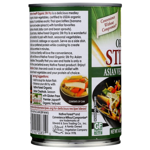 Native Forest Organic Stir Fry Asian Vegetable Medley - 14 oz