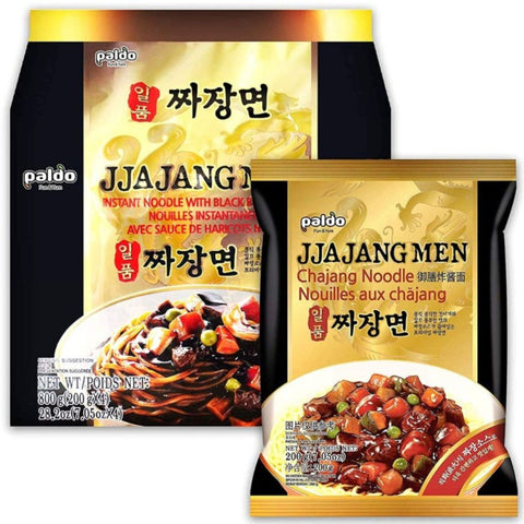 Paldo Jjajang men Chajang Noodles - 4 pk | paldo jjajang men | Pantryway