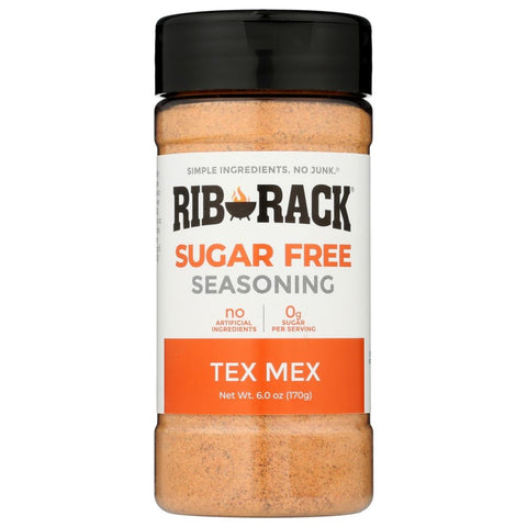 Rib Rack Sugar Free Tex Mex Seasoning - 6 oz | Rib Rack Sugar Free Seasoning | Pantryway