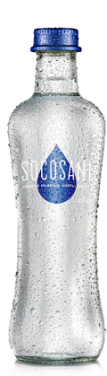 Socosani Sparkling Mineral Water Glass Bottle - 12 fl oz | Pantryway