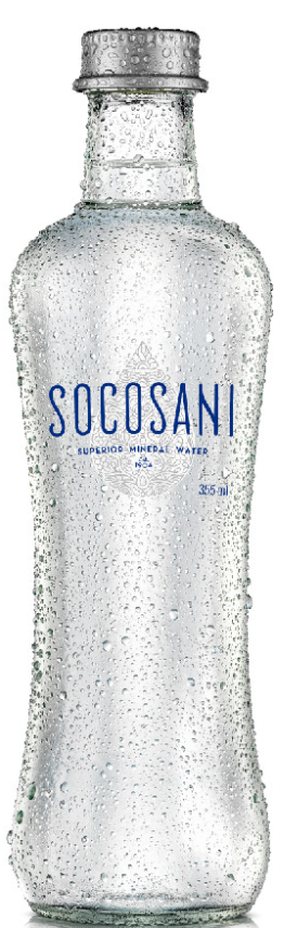 Socosani Still Mineral Water Glass Bottle - 12 fl oz | Pantryway