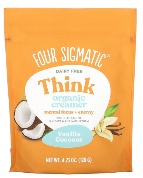 Four Sigmatic Dairy Free Think Organic Creamer Vanilla Coconut - 4.23 oz | Pantryway