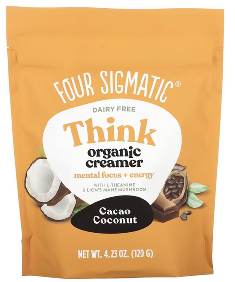 Four Sigmatic Dairy Free Think Organic Creamer Cacao Coconut - 4.23 oz | Pantryway