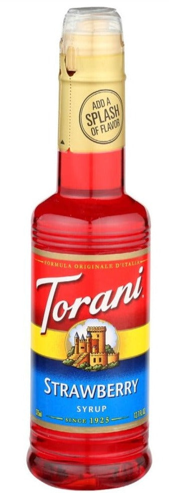 Torani Strawberry Syrup - 12.7 oz | Pantryway