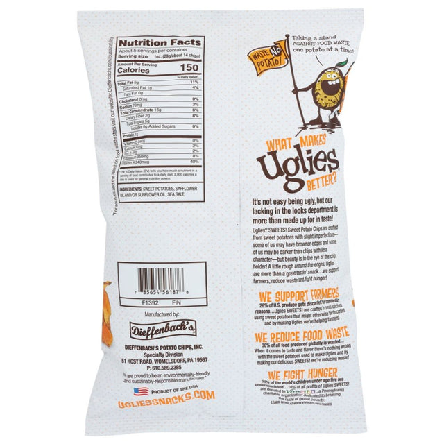 Uglies Sweets Potato Chips | Uglies Kettle Chips Sweet Potato | Uglies ...