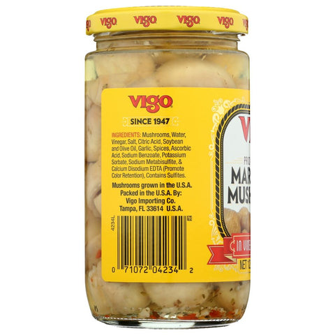 Vigo Marinated Mushrooms - 12 oz