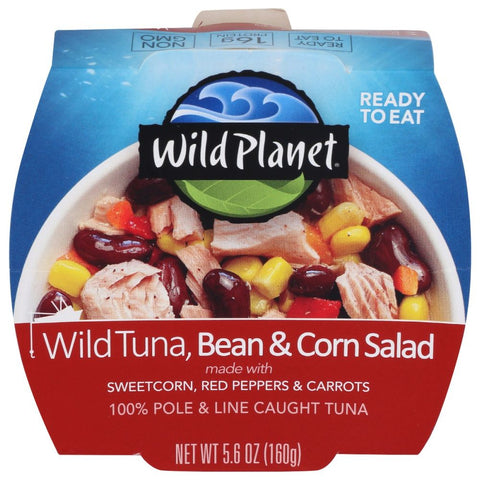 Wild Planet Wild Tuna Bean and Corn Salad Ready To Eat Meal - 5.6 oz