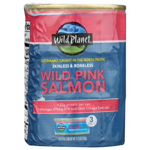 Wild Planet Wild Pink Salmon - 3 Pack | Pantryway
