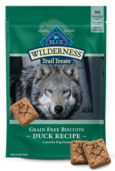 Blue Buffalo Wilderness Trail Treats Dog Treat Duck Biscuits - 10 oz | Pantryway